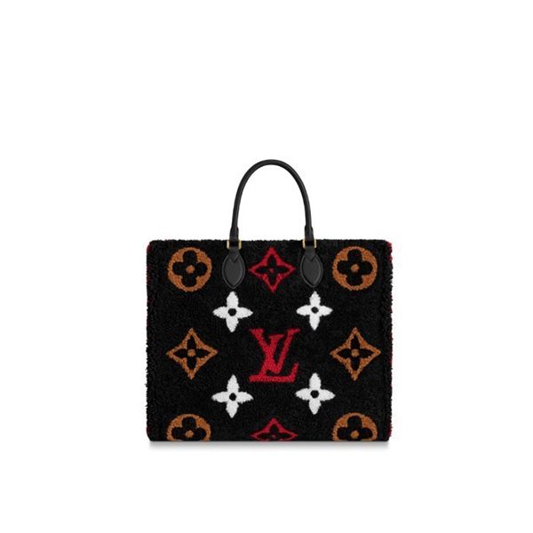 秋冬新作 ルイヴィトン偽物 19AW LV ONTHEGO オンザゴー モコモコバッグ TEDDY M55421